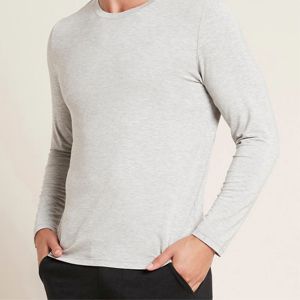 Sports-Ready Men's Long Sleeve Tee - Lightweight, <b>Moisture</b>-<b>Wicking</b>, Breathable Fabric - Product Image 2