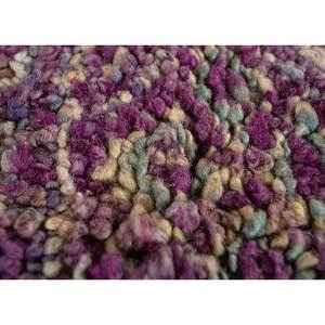 Tapis en laine noués à la main Nuray, motif géométrique rose et violet, pour la décoration de la maison, du salon ou de la voiture, taille 9x12 - Pae-4516 - Product Image 3