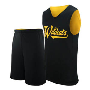 Ensemble de vêtements de basket-ball en tissu à mailles léger conçu sur mesure uniforme de sport imprimé en gros - Product Image 6