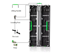 Écran LED HD intérieur/extérieur à louer P3.91 P2.9 P2.6, panneaux vidéo LED modulaires pour scène, concerts et événements en direct