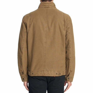 แจ็กเก็ตผ้าแคนวาสสำหรับผู้ชายเสื้อคลุมใส่ทำงานมีกระเป๋าทนทาน - Product Image 2