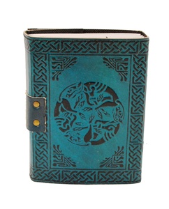 Diario in pelle pentagramma vintage fatto a mano blu <span class=keywords><strong>con</strong></span> quaderni neri <span class=keywords><strong>donna</strong></span> <span class=keywords><strong>libro</strong></span> grande di incantesimo diario di forniture per quaderni - Product Image 2