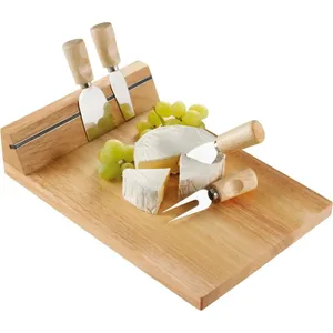 Arlo Tagliere per Formaggi Personalizzato in Legno con Utensili per Gourmet - Product Image 1