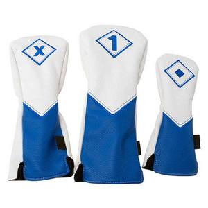 Couvre-têtes de golf en cuir PU personnalisés, couleur personnalisée, vente en gros, durable, logo brodé personnalisé, couvre-tête de driver en bois, fermeture éclair - Product Image 1
