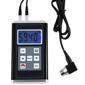 Độ chính xác cao siêu âm độ dày mét nhôm thép dụng cụ đo 0.9 đến 400 mét Độ dày cầm tay PVC sắt kẽm - Product Image 1