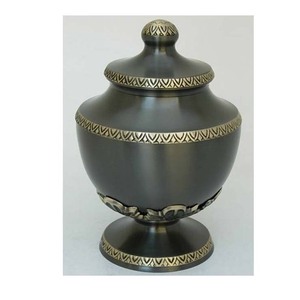 Urna de cremación de latón para cenizas, urna de cremación Vintage, diseño moderno, cenizas funerarias, la más vendida, calidad prémium - Product Image 1
