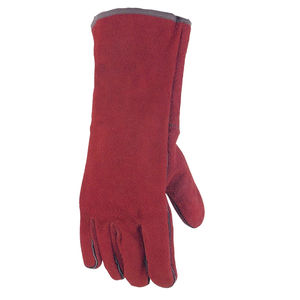 Guantes de soldadura de cuero de vaca, guantes de trabajo resistentes al calor para soldadura de jardinería, diseño OEM de la mejor calidad - Product Image 3