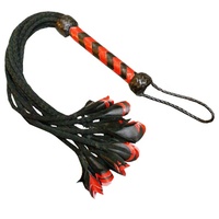 HMB-509F cuir équitation bullwhips cheval flogger fouet fessée bdsm article bullwhip 9 O CAT queues fleurs