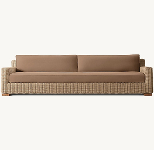 Sofá Modular de Estilo Provenzal con Brazos Ajustables, Personalizable, Muebles de Exterior, Sofá de Jardín para Patio, Precio de Fábrica - Product Image 4