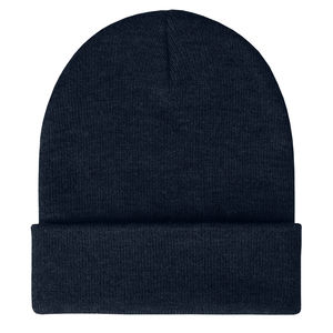 Bonnets d'hiver unisexes et chauds Bonnet brodé en tricot côtelé imprimé sportif Fil acrylique recyclé de haute qualité - Product Image 1