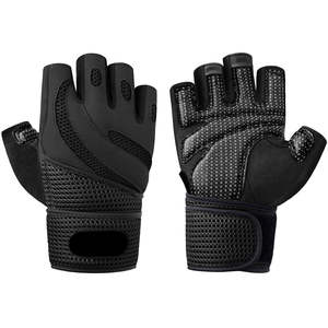 Weightlifting Workout Gloves with <b>Wrist</b> Support Custom Fitness <b>Weight</b> Lifting Men <b>Women</b> Gym Gloves Unisex - Product Image 2