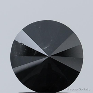 เพชรธรรมชาติสีดำทรงบริลเลียนท์คัต 1.10 กะรัต ขัดเงา สำหรับรุ่น SHREERAJ SOLITAIRE ที่ได้รับการรับรอง - Product Image 4