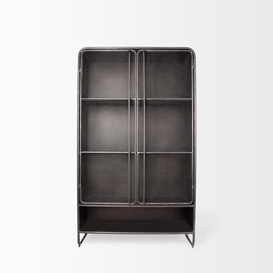 Puerta corredera moderna superventas, gabinete de buffet de estilo industrial Vaisselier, gabinetes de muebles de habitación de tamaño personalizado para el hogar y la sala de estar - Product Image 4