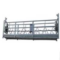 Nacelle d'échafaudage suspendue CE, série très vendue, 630 kg, conception industrielle, pour travaux en hauteur extérieurs, en acier