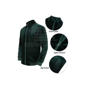 Vente en gros Survêtement en velours pour hommes Hiver Chaud Ensemble de 2 pièces Marque privée Acceptée Survêtement en velours - Product Image 3