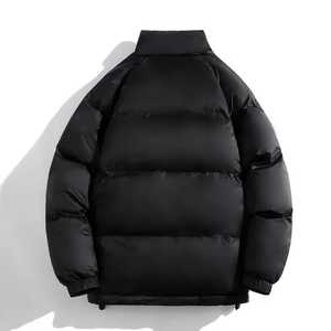 Chaqueta acolchada impermeable con cuello levantado y logotipo personalizado para hombre para uso en invierno al aire libre al por mayor - Product Image 6