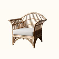 Ensemble de chaises et de tables en rotin moderne et écologique, meubles en rotin tissé naturel fabriqués à la main pour hôtel, salon de loisirs en plein air