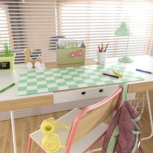 Tapis de souris en cuir PVC pour jeux, couleur personnalisée, unilatéral, tapis ergonomique, tapis de bureau, cuir de chamois, confortable pour le bureau et la maison - Product Image 6