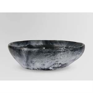 Bol et plat de service en résine d'articles de luxe - Passe au lave-vaisselle, design moderne européen personnalisable pour la maison et les fêtes - Product Image 5