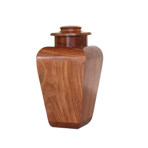 High Quality European Style <b>Wooden</b> <b>Urn</b> <b>for</b> Human <b>Ashes</b> High Quality Cremation <b>Urn</b> From Vietnam Factory Wholesale <b>for</b> Pets - Product Image 1