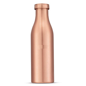100% Pure Healthy New Shape Hammered Copper Water <b>Bottle</b> Lid Eco-Friendly Dishwasher Safe Sports <b>Travel</b> Ayurveda Benefit Copper - Product Image 4