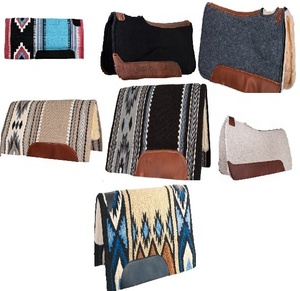 Handmade New Zealand Design Wool Saddle <b>Blanket</b> Top Wool Saddle Pad for Western Show Horse New and Unused Size Standard - Product Image 6