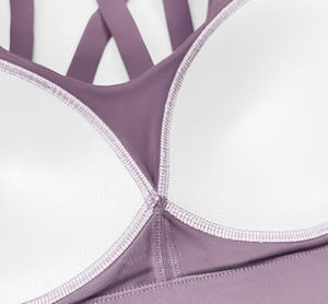 Sujetador deportivo para mujer Logotipo personalizado Algodón transpirable Estiramiento en cuatro direcciones Disponible en diferentes tamaños y opciones de color - Product Image 6