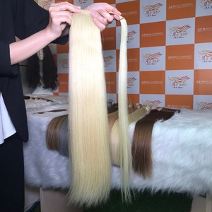 Cabello humano de alta calidad, cola de poni Natural, liso, 100% vietnamita, precio al por mayor - Product Image 6