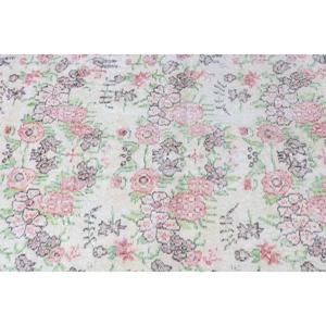 Turkish 3.8x6.7 ft Rug, Area Vintage Rug, <b>Red</b> Pink Abstract <b>Wool</b> Rug - Product Image 5