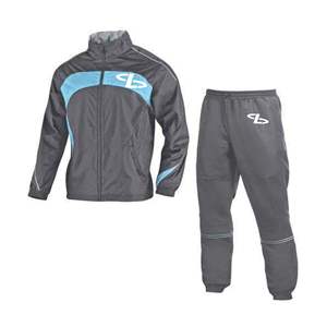 Vente en gros de logo personnalisé veste zippée ensemble de survêtement pour hommes avec panneaux latéraux | Survêtement coupe-vent en nylon vierge pour hommes - Product Image 6