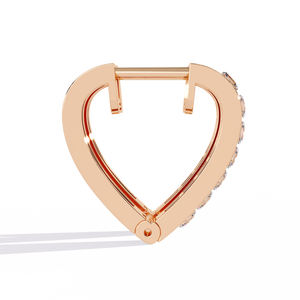Boucles d'oreilles en or 18 carats brillantes avec diamant de laboratoire, boucles d'oreilles de qualité supérieure - Product Image 3