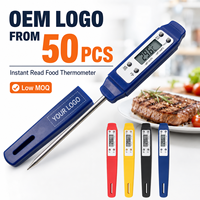 Thermomètre numérique pour barbecue, lecture instantanée, sonde de cuisson pour aliments, lait, café, grillades et cuisine