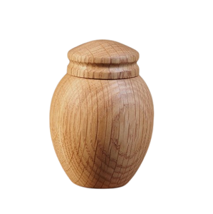 Urne de crémation en bois de couleur personnalisée avec couvercle pour cendres humaines et animaux de compagnie, fournitures funéraires, grossiste - Product Image 2