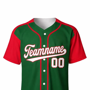 Camiseta de Béisbol Personalizada de Captens LLC con Nombre y Número del Equipo Americano, Uniforme Deportivo de Poliéster Transpirable con Botones, Modelo MR-051, Color Estándar - Product Image 1