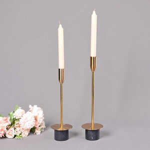 New Modern Metal Gold <b>Candlestick</b> Holders Wedding Decoration Skinny Tapered <b>Candlestick</b> Holder Home Decor Bar Home Decor 2023 - Product Image 1