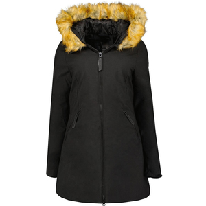Luxury <b>Waterproof</b> <b>Women's</b> <b>Parka</b> Jacket with Hood Warm Insulated Nylon Shell & Polyester Filling for Autumn Outdoor Use - Product Image 1