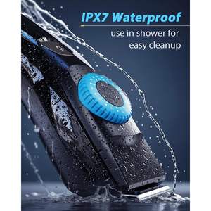 Tondeuse à barbe électrique étanche USB pour hommes, lame en céramique multi-séries, tondeuse pour la barbe, le visage, les oreilles, les poils du corps - Product Image 5