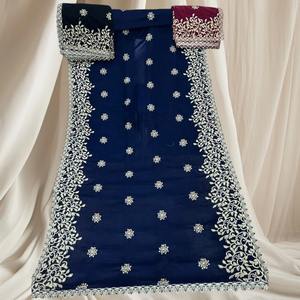Professional Manufacturer's High Quality <b>Embroidered</b> Wool <b>Shawl</b> for Women Soft Top Fabric Bulk Quantity for Muslims - Product Image 5