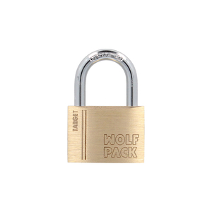 Lucchetto in ottone con arco normale 40 mm. Serie Target - Product Image 1