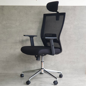 Silla Ergonómica Ajustable con Diseño Minimalista - Silla de Oficina para el Hogar (Reposacabezas de Tela Anti-Fatiga) - Product Image 2