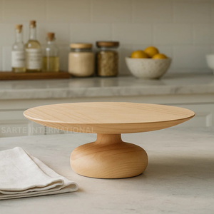 Présentoir à gâteaux en bois massif le plus vendu Présentoir à desserts de mariage rustique fabriqué à la main Comptoir de cuisine de luxe Boulangerie en gros - Product Image 2