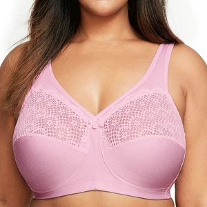 Sous-vêtements pour femmes de grande taille soutien-gorge sans couture couleur verte haut court séchage rapide Service OEM pas cher prix soutien-gorge en tissu doux pour femmes de BD - Product Image 1