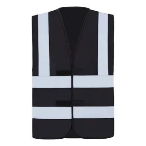 Gilet promotionnel personnalisé à quatre bandes réfléchissantes avec autocollants et lumières réfléchissants - Product Image 5