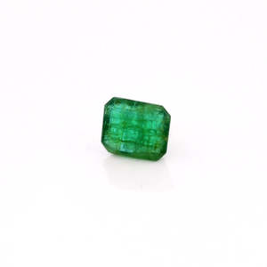 Émeraude naturelle de Zambie 3 carats, taille octogonale, pierre précieuse brute, ovale facettée, vert Iolite/Pierre de lune/Diamant, hauteur 8mm - Product Image 5