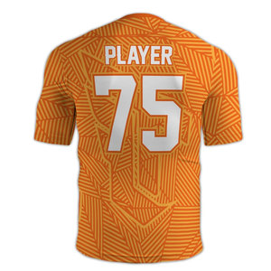 เสื้อฟุตบอลผู้ชายวินเทจแขนสั้นระบายอากาศได้ดีชุดอเมริกันฟุตบอลแบบไทยแห้งเร็วย้อนยุค - Product Image 4