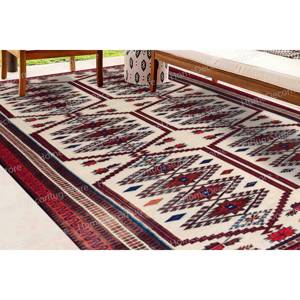 Antique Style Printed <b>Rug</b>, Kilim Design, Small Navajo Home Decor <b>Rug</b>,<b>Chenille</b> <b>Rug</b> - Product Image 4