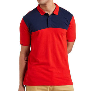 Polo para hombre, color liso, manga corta, moda informal, ligero, algodón, verano, negocios, oficina, ropa de trabajo, Top - Product Image 1