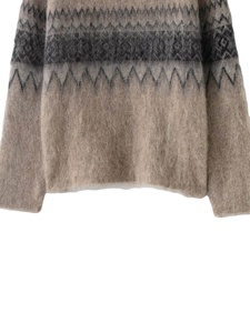 Suéter de Punto de Manga Larga Retro Chic para Mujer 2025, Nuevo Estilo Casual de Moda, 100% Poliéster Premium, Antiencogimiento, Antiarrugas, Frente - Product Image 4