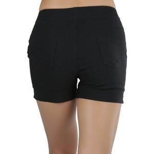 Pantalones cortos de motociclista para mujer con bolsillos: Pantalones cortos de yoga para mujer de talla grande y regular para gimnasio y yoga - Product Image 5