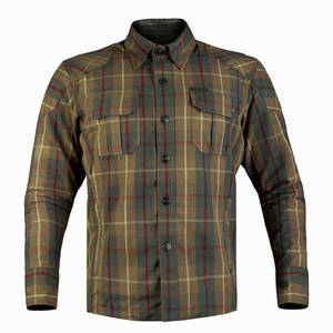 Nueva Camisa Chaqueta de Motociclista de Franela Estilo Leñador con Forro de Kevlar, Hecha a Medida - Product Image 1